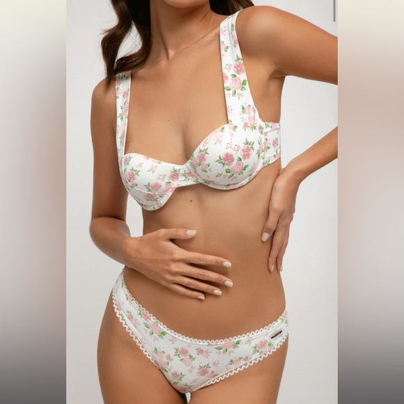 Blackbough swim babydoll pointelle bikini - Picture 3 of 4